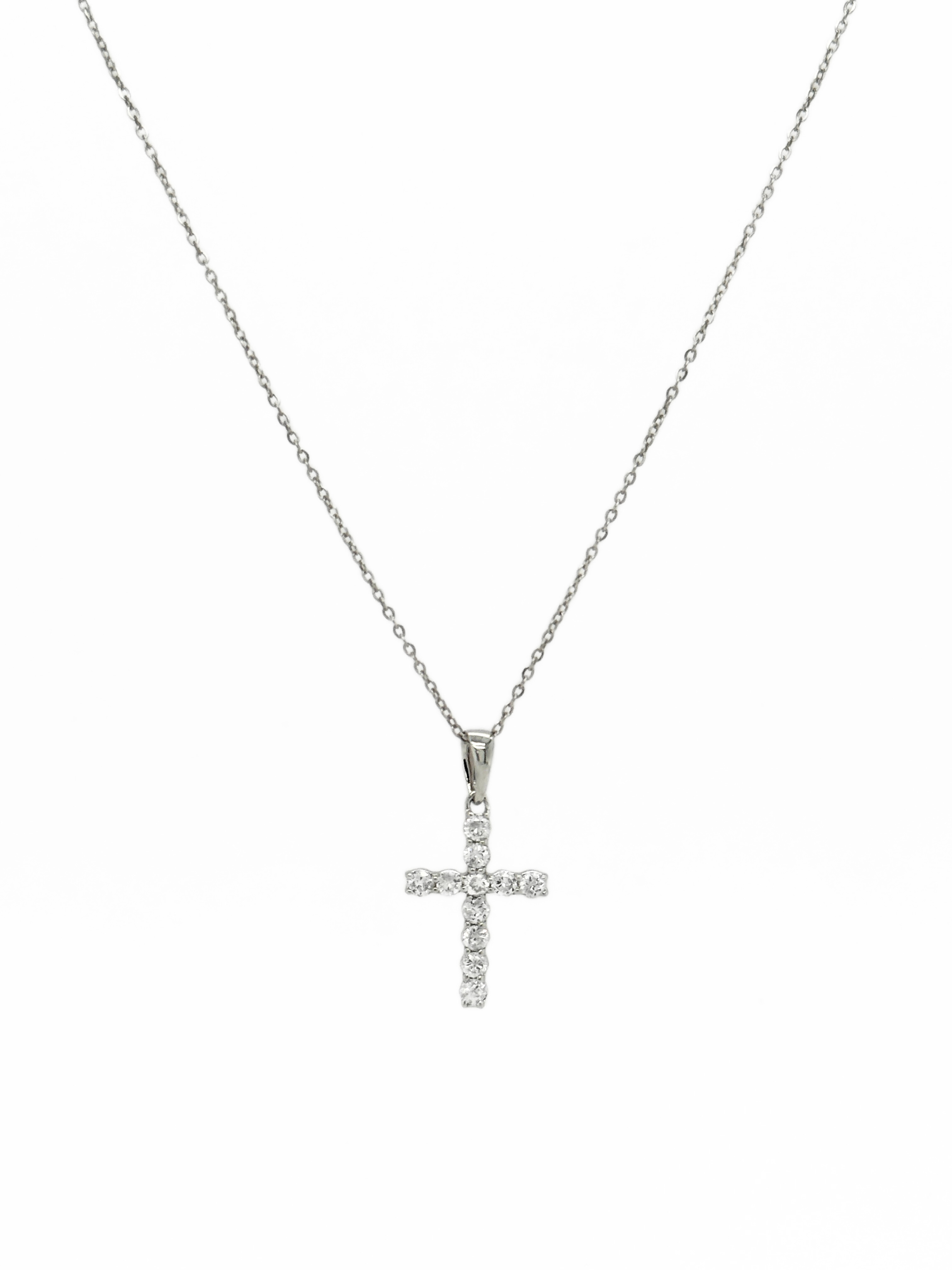 CROSS PENDANT W/CHAIN-115436